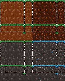 Dirt tiles